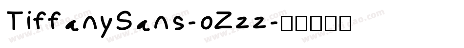 TiffanySans-oZzz字体转换