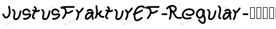 JustusFrakturEF-Regular字体转换