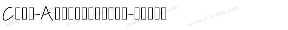 City-Architecture字体转换