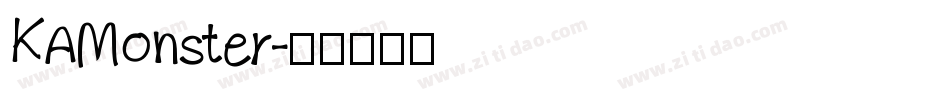 KAMonster字体转换
