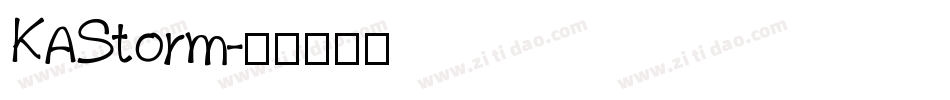 KAStorm字体转换