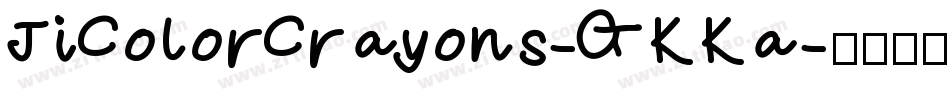JiColorCrayons-GKKa字体转换