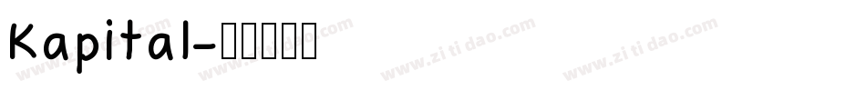 Kapital字体转换
