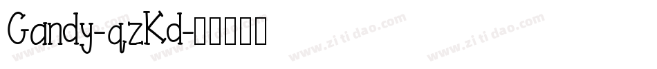 Candy-qzKd字体转换