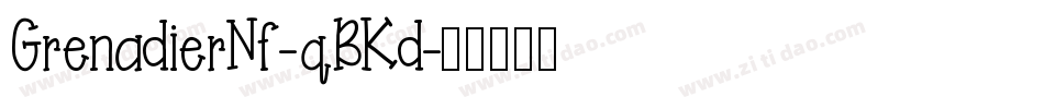 GrenadierNf-qBKd字体转换