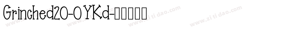 Grinched20-0YKd字体转换