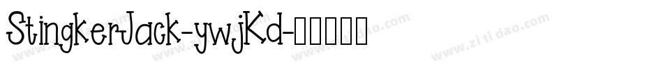 StingkerJack-ywjKd字体转换