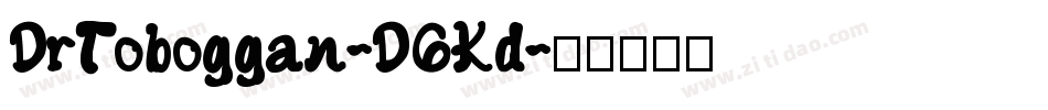 DrToboggan-D6Kd字体转换
