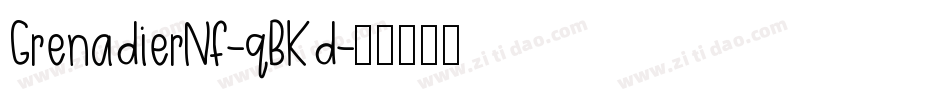 GrenadierNf-qBKd字体转换