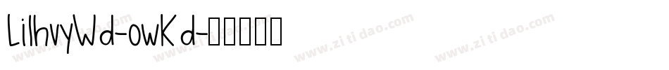 LilhvyWd-owKd字体转换