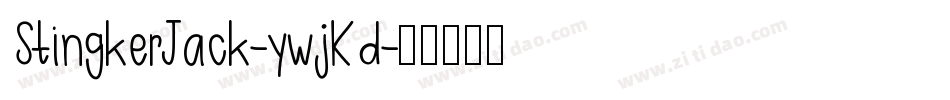 StingkerJack-ywjKd字体转换