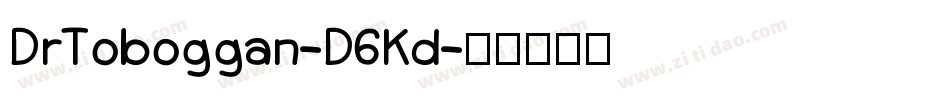 DrToboggan-D6Kd字体转换