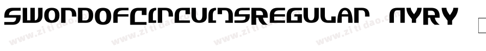 SwordOfCircuitsRegular-nyRY字体转换