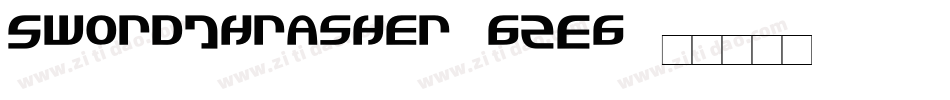 SwordThrasher-6ZE6字体转换