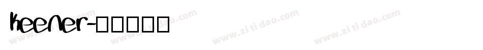 Keener字体转换