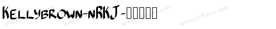 Kellybrown-nRKJ字体转换