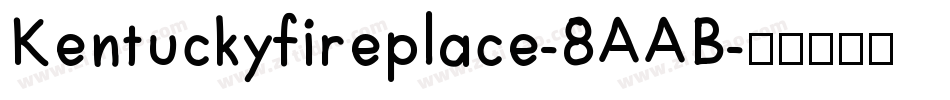 Kentuckyfireplace-8AAB字体转换