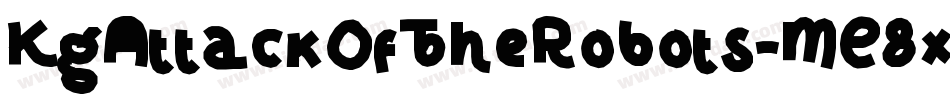 KgAttackOfTheRobots-ME8x字体转换