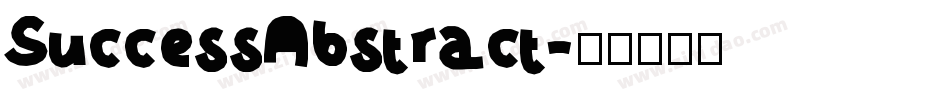 SuccessAbstract字体转换