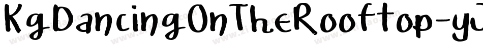 KgDancingOnTheRooftop-yJrq字体转换