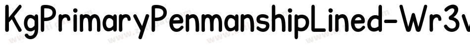 KgPrimaryPenmanshipLined-Wr3v字体转换 KgPrimaryPenmanshipLined-Wr3v字体转换