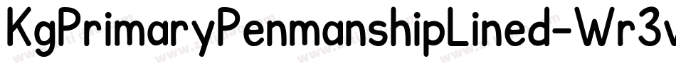 KgPrimaryPenmanshipLined-Wr3v字体转换 KgPrimaryPenmanshipLined-Wr3v字体转换