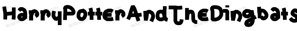 HarryPotterAndTheDingbats-LKKg字体转换