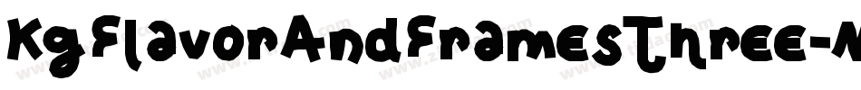 KgFlavorAndFramesThree-ME5r字体转换