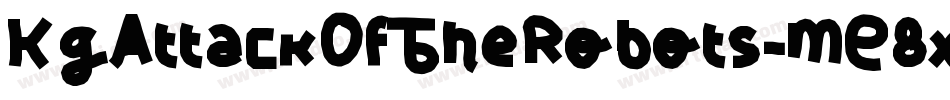 KgAttackOfTheRobots-ME8x字体转换