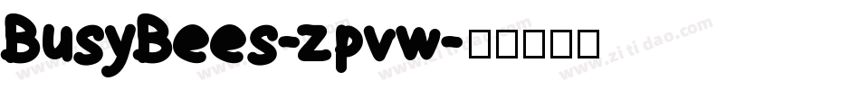 BusyBees-zpvw字体转换