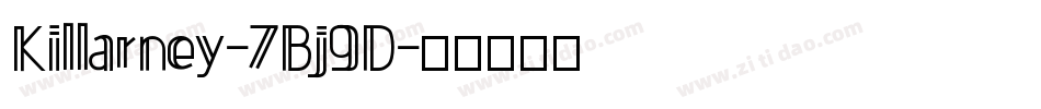 Killarney-7Bj9D字体转换