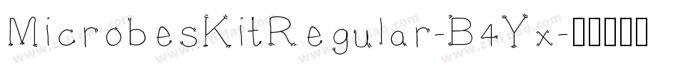 MicrobesKitRegular-B4Yx字体转换
