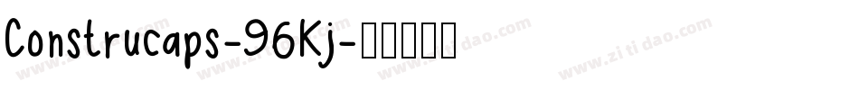 Construcaps-96Kj字体转换