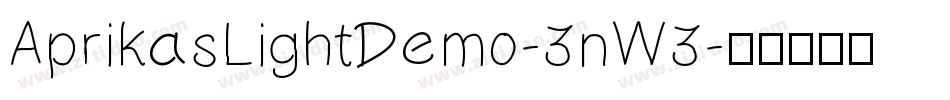 AprikasLightDemo-3nW3字体转换