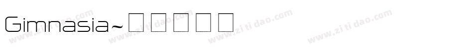 Gimnasia字体转换