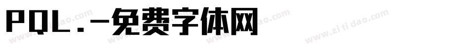 PQL.字体转换