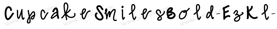 CupcakeSmilesBold-EzKl字体转换