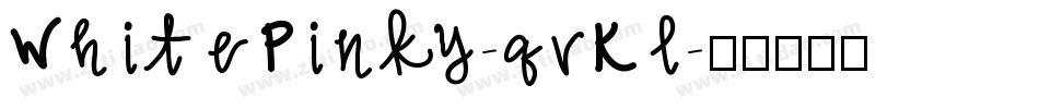 WhitePinky-qvKl字体转换