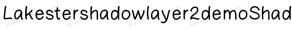 Lakestershadowlayer2demoShadow-BoKl字体转换