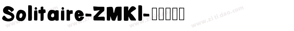 Solitaire-ZMKl字体转换