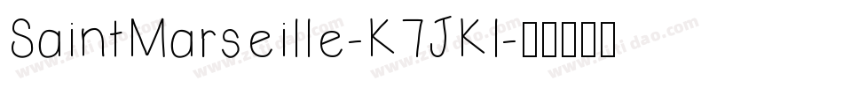 SaintMarseille-K7JKl字体转换
