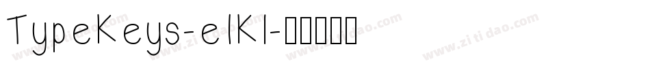 TypeKeys-e1Kl字体转换