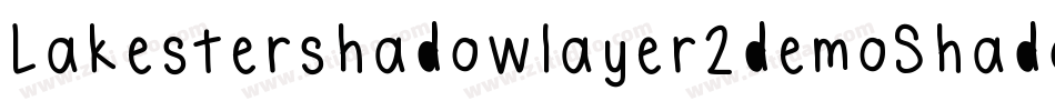Lakestershadowlayer2demoShadow-BoKl字体转换