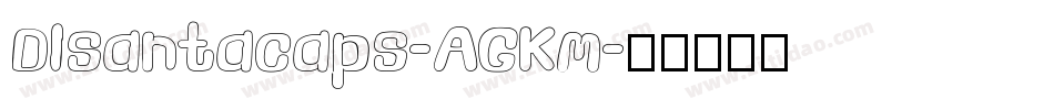Dlsantacaps-AGKm字体转换