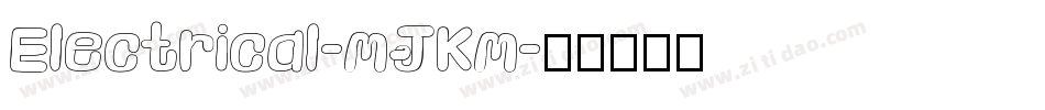 Electrical-mJKm字体转换