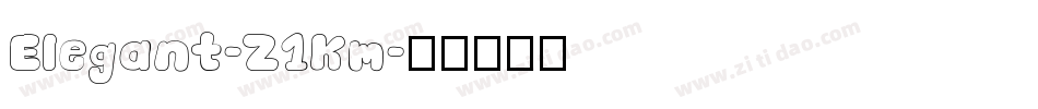 Elegant-Z1Km字体转换