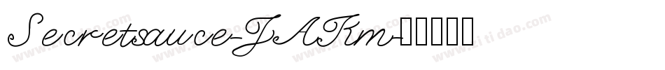Secretsauce-JAKm字体转换