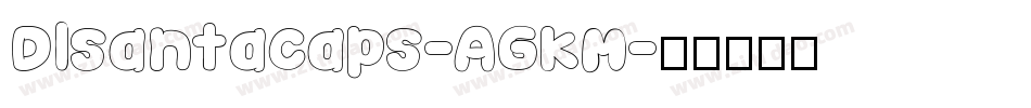Dlsantacaps-AGKm字体转换