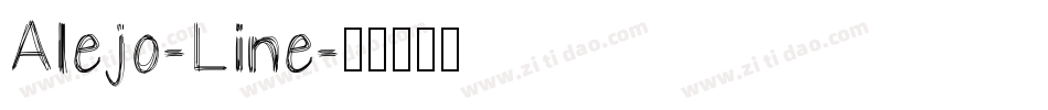 Alejo-Line字体转换