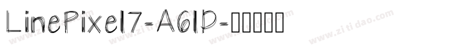 LinePixel7-A6lD字体转换